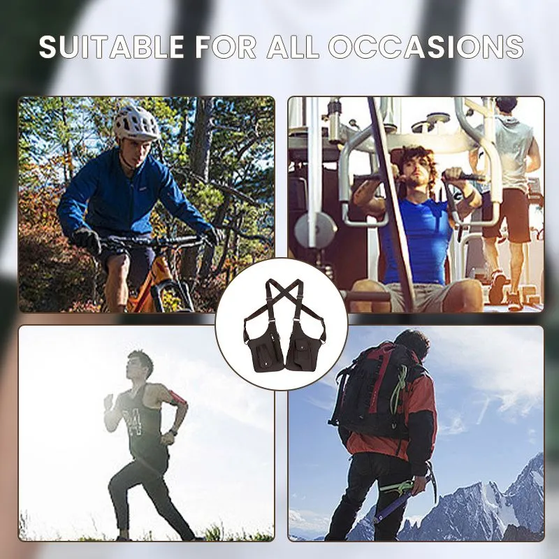 2025 NEW HOT SALE Double shoulder strap multi-pocket outdoor anti-theft tactical bag