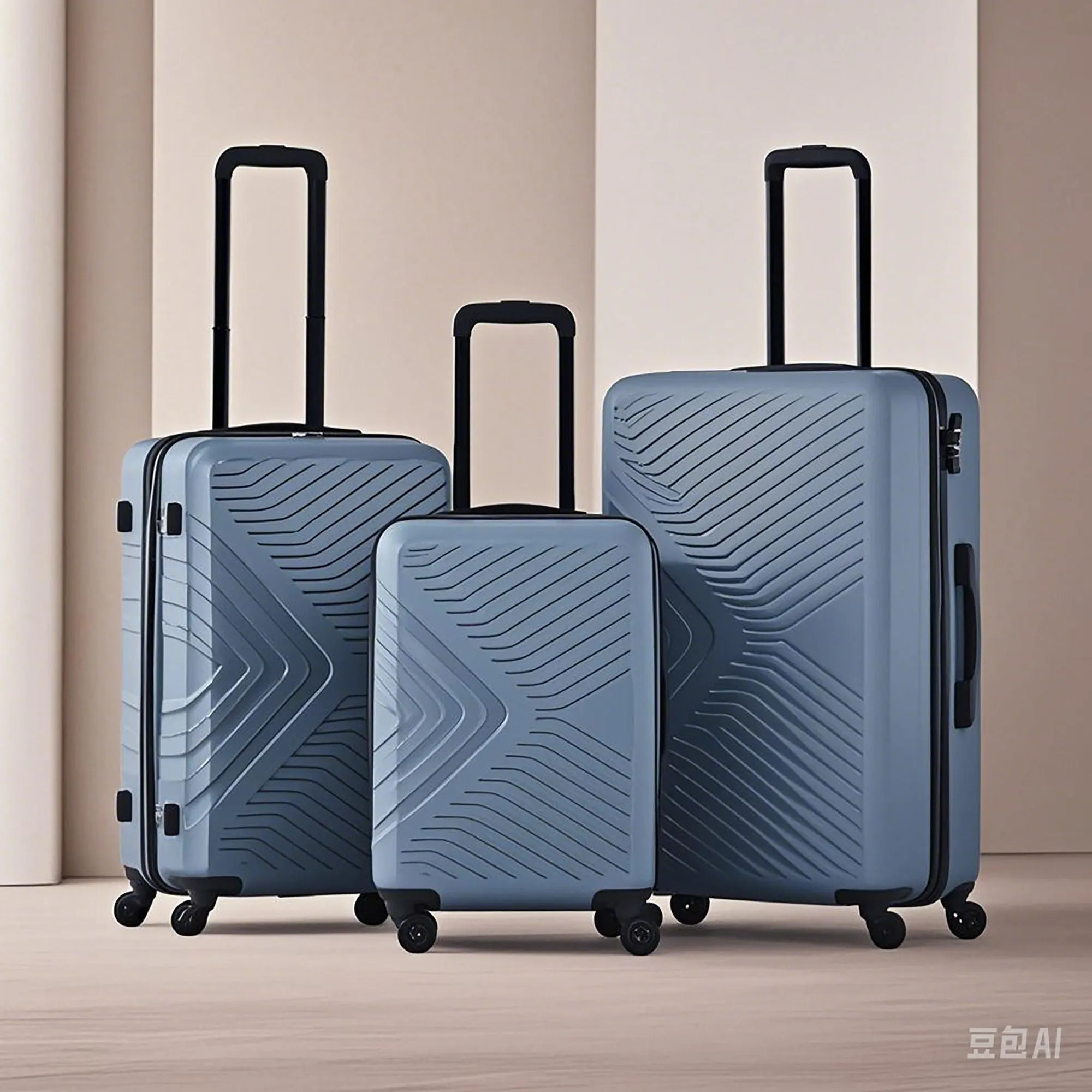 3 Piece Luggage Sets Lightweight Suitcase With Two Hooks, Spinner Wheels, Tsa Lock, Durable Hard Shell by Couch.com