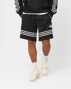 Adidas Adicolour Monogram Shorts Black