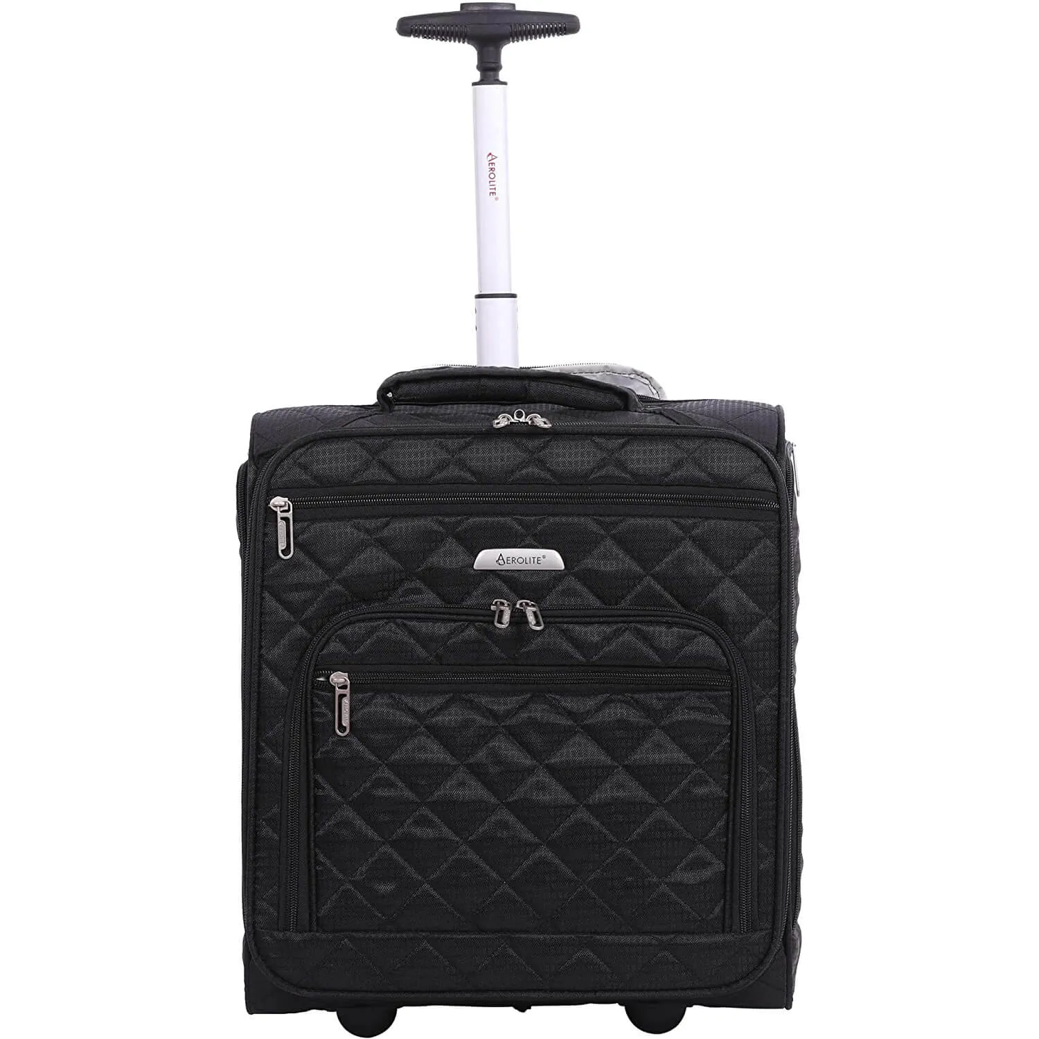 Aerolite 45x36x20cm Easyjet Maximum Carry On Cabin Under Seat Trolley Hand Luggage With High Mileage Wheels & SBS Zips, Latest 2024 Model, 5 Years Warranty