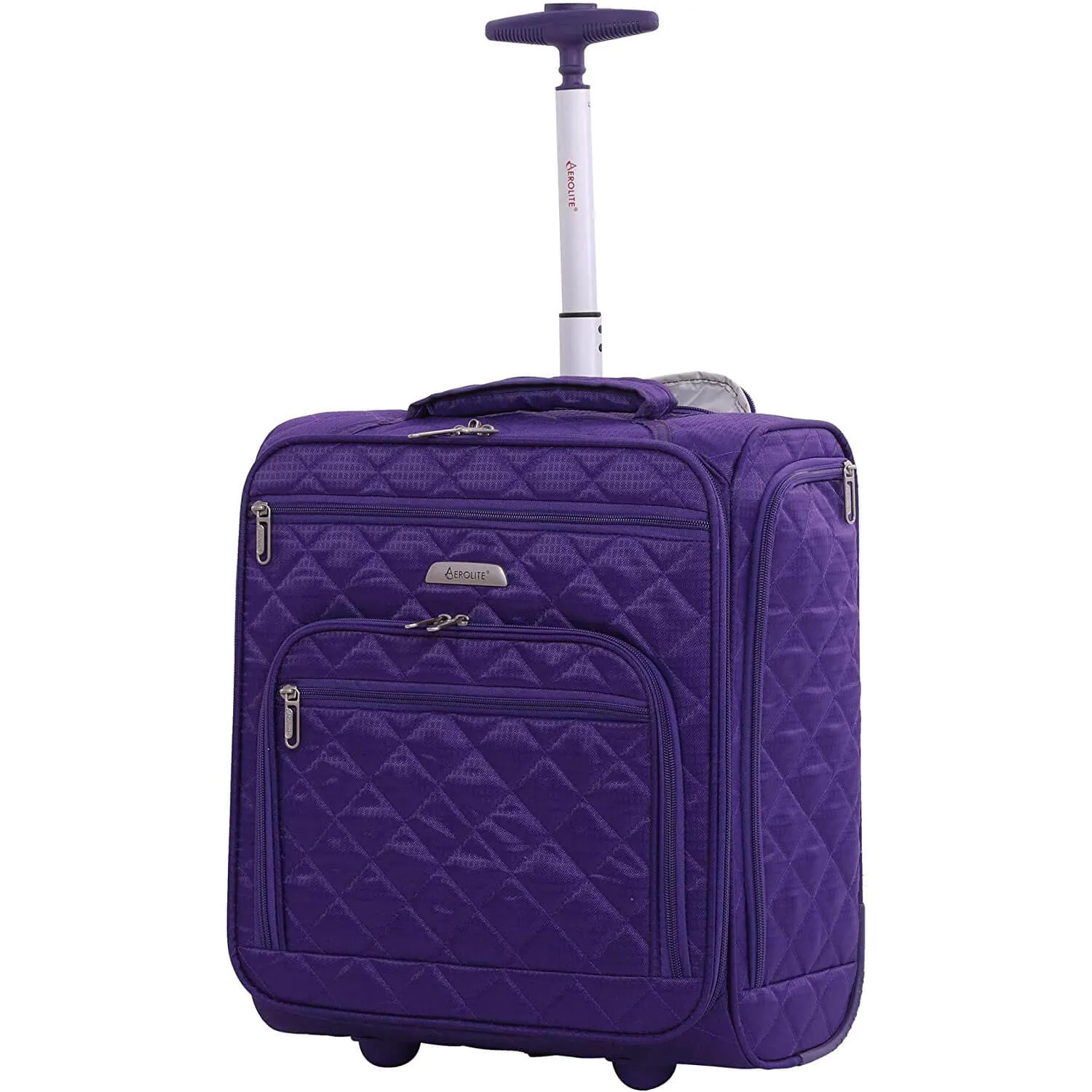 Aerolite 45x36x20cm Easyjet Maximum Carry On Cabin Under Seat Trolley Hand Luggage With High Mileage Wheels & SBS Zips, Latest 2024 Model, 5 Years Warranty