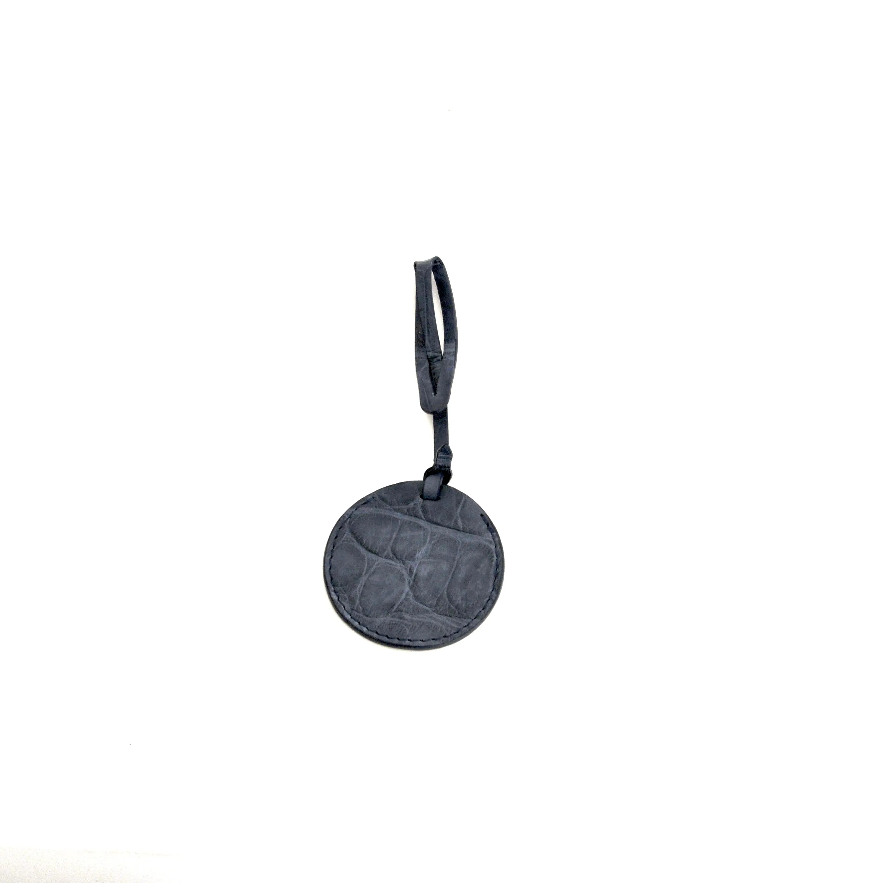AIR TAG BAG TAG - CHARTREUSE MATTE ALLIGATOR  - IN STOCK NOW