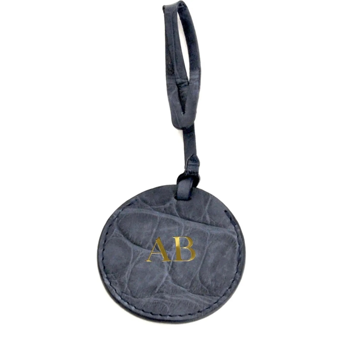 AIR TAG BAG TAG - CHARTREUSE MATTE ALLIGATOR  - IN STOCK NOW