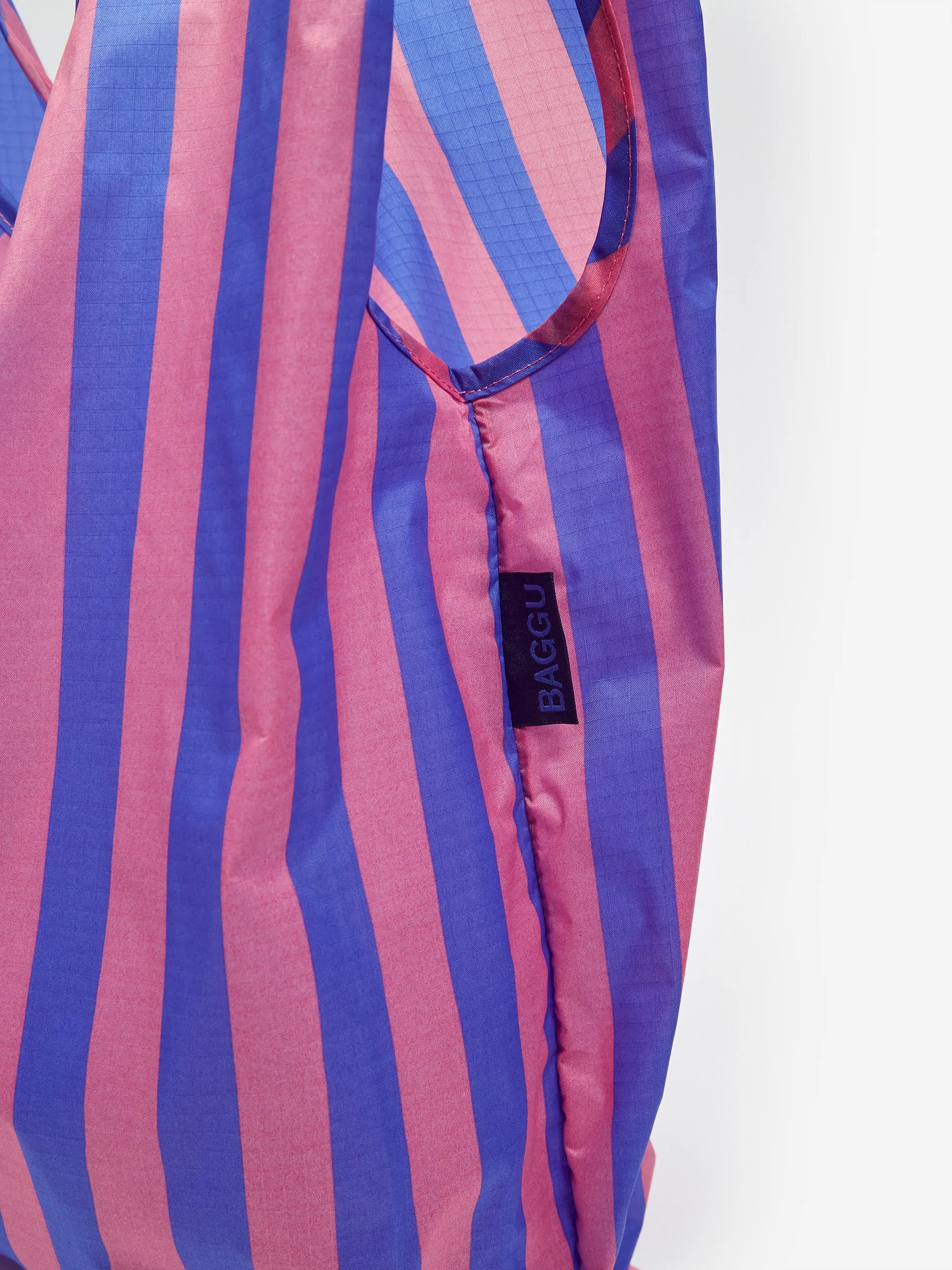 BAGGU Standard Baggu - Blue Pink Awning Stripe