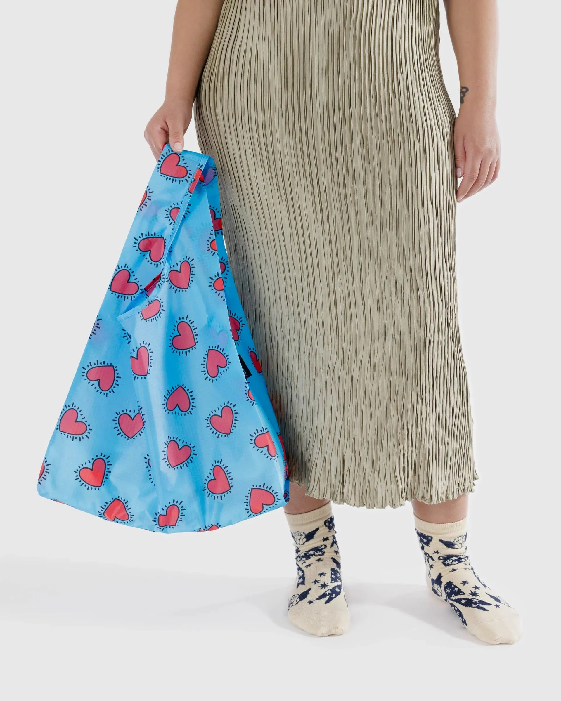 Baggu Standard Shopper Keith Haring Hearts