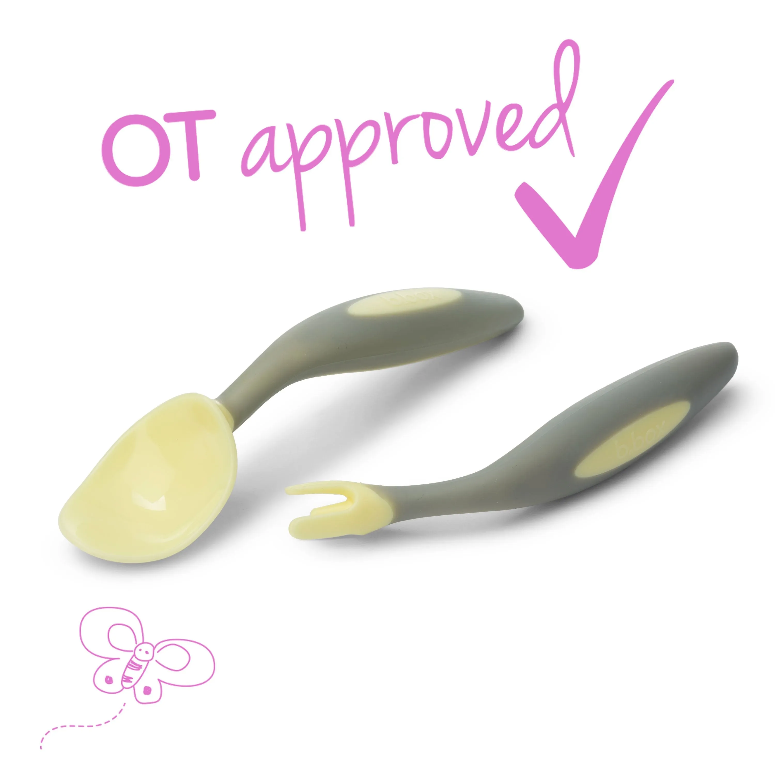 b.box Cutlery Set - Banana Split - Gelato Yellow