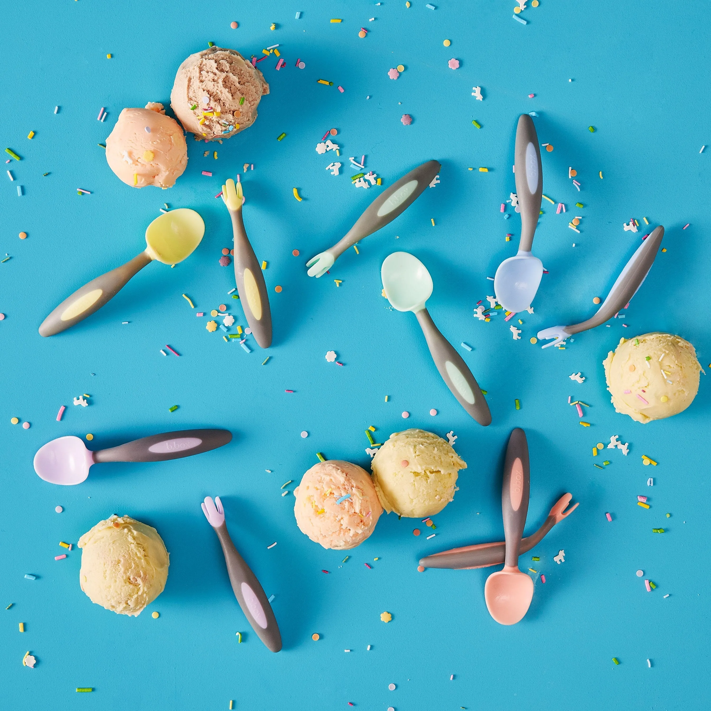 b.box Cutlery Set - Banana Split - Gelato Yellow