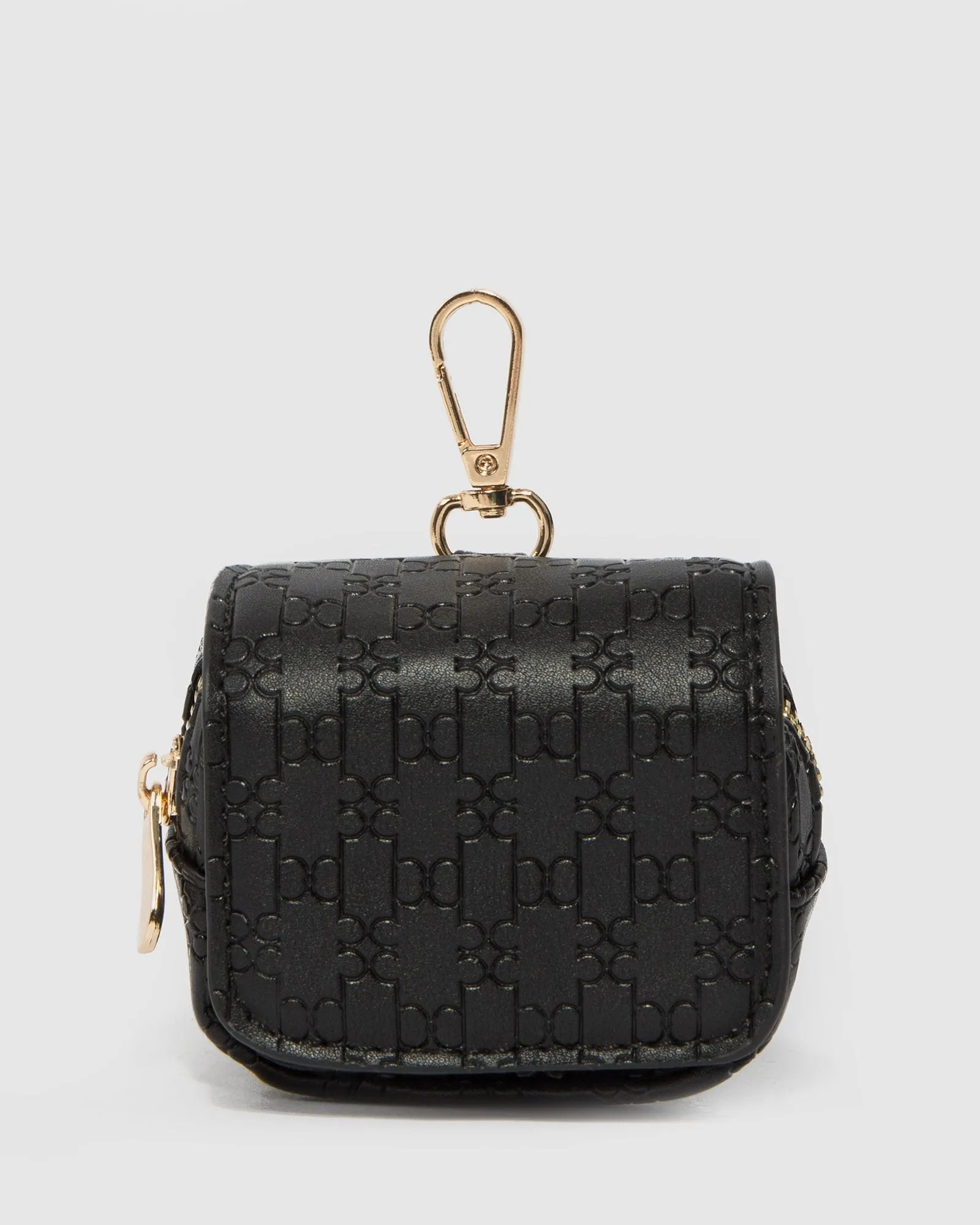 Black Della Keyring Pouch