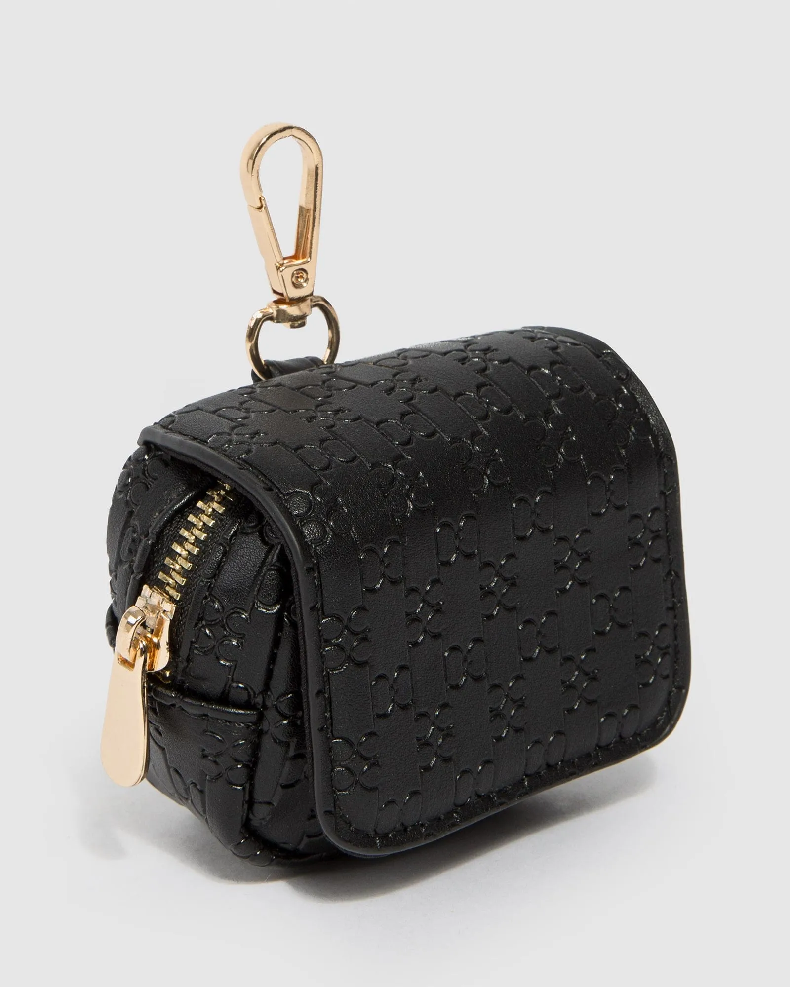 Black Della Keyring Pouch