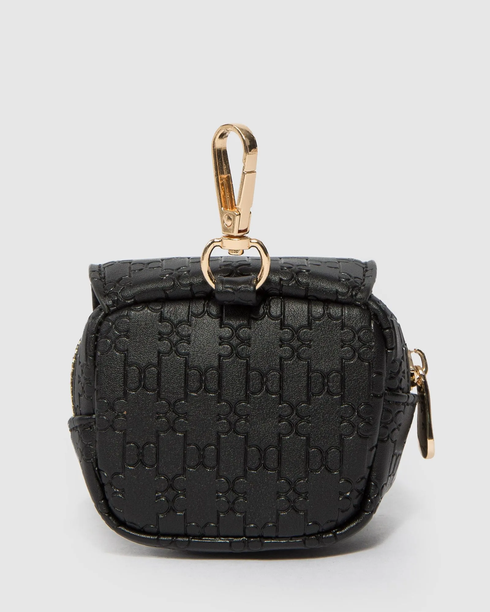 Black Della Keyring Pouch