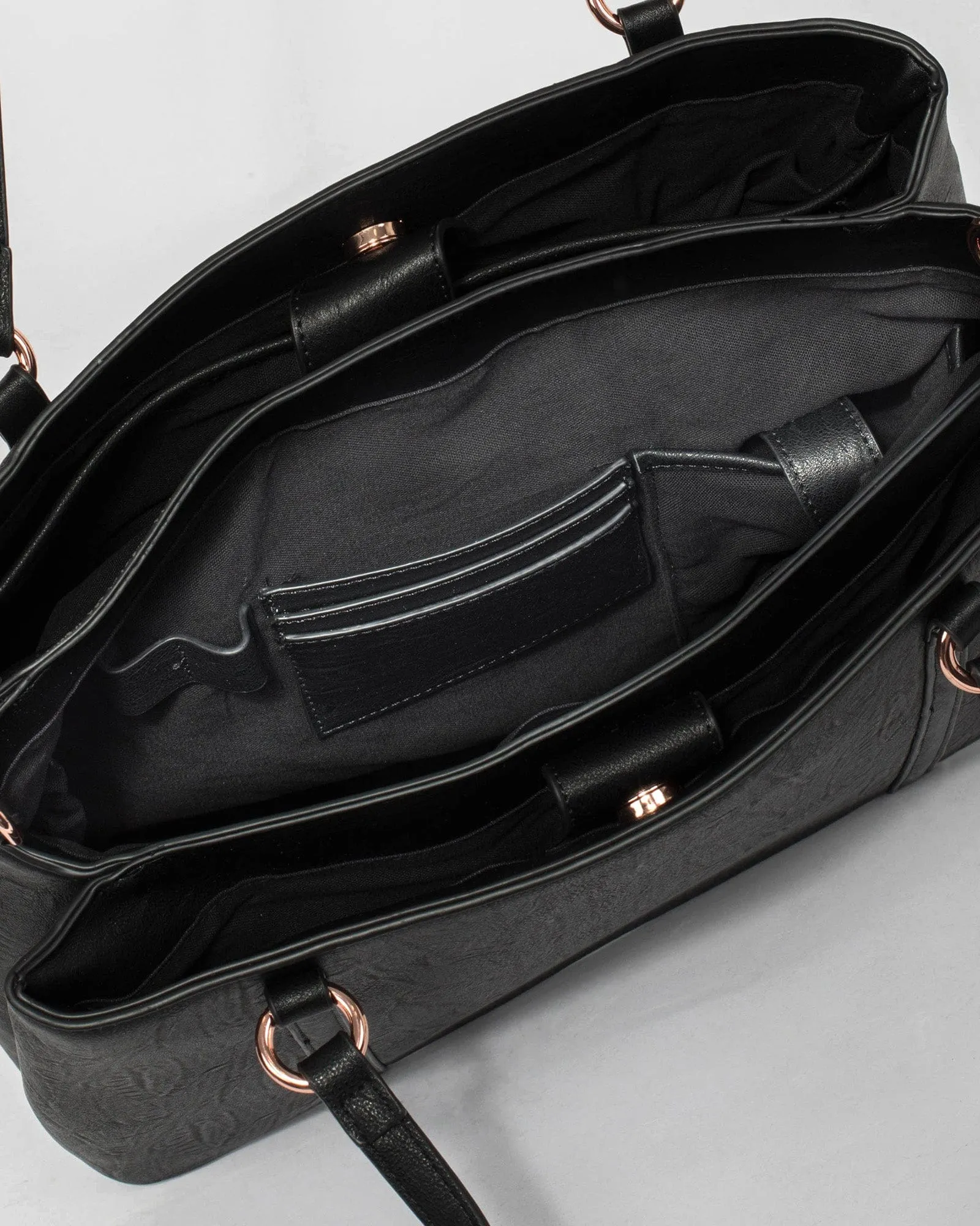 Black Lucy Tech Tote Bag