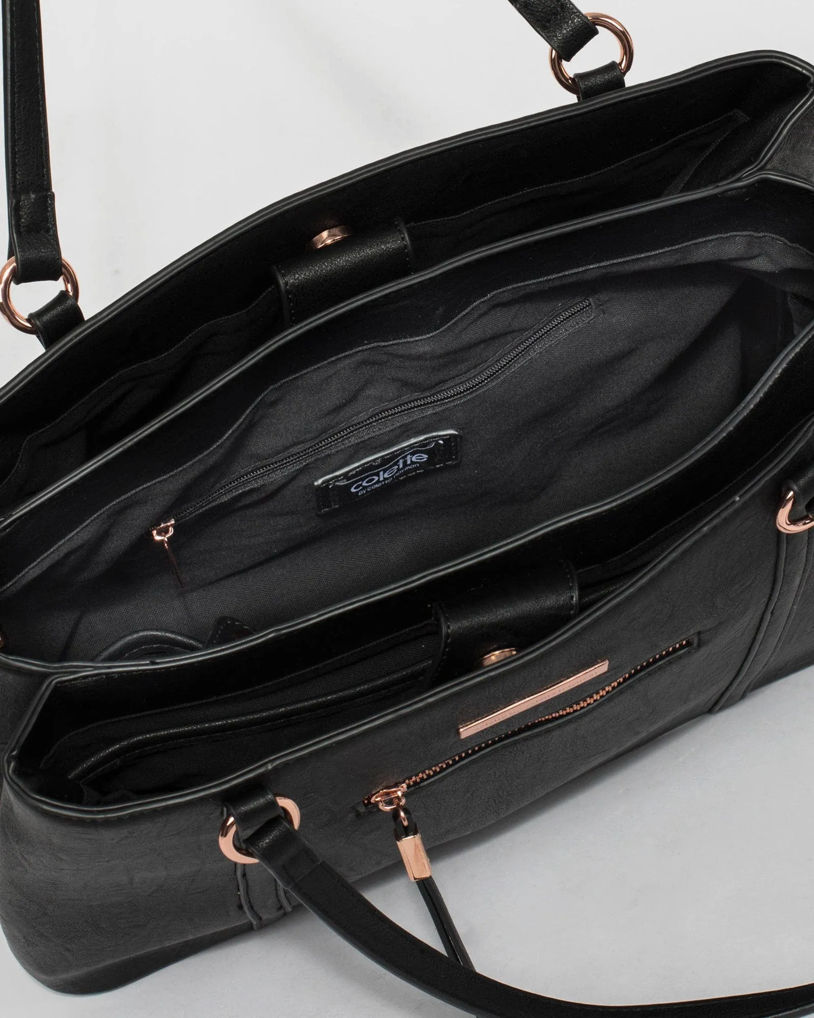 Black Lucy Tech Tote Bag