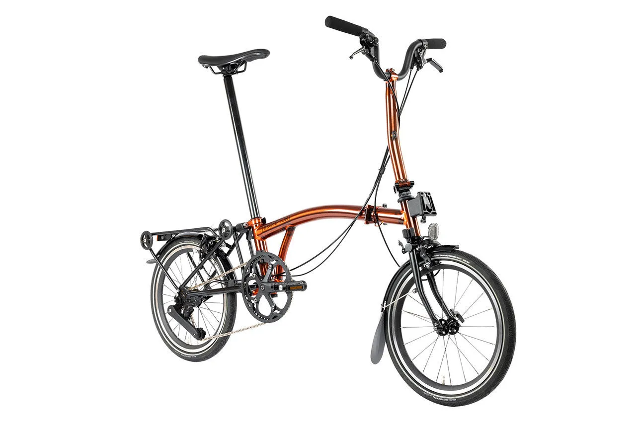 Brompton P Line - 4-Speed - Mid Handlebar - Roller Frame