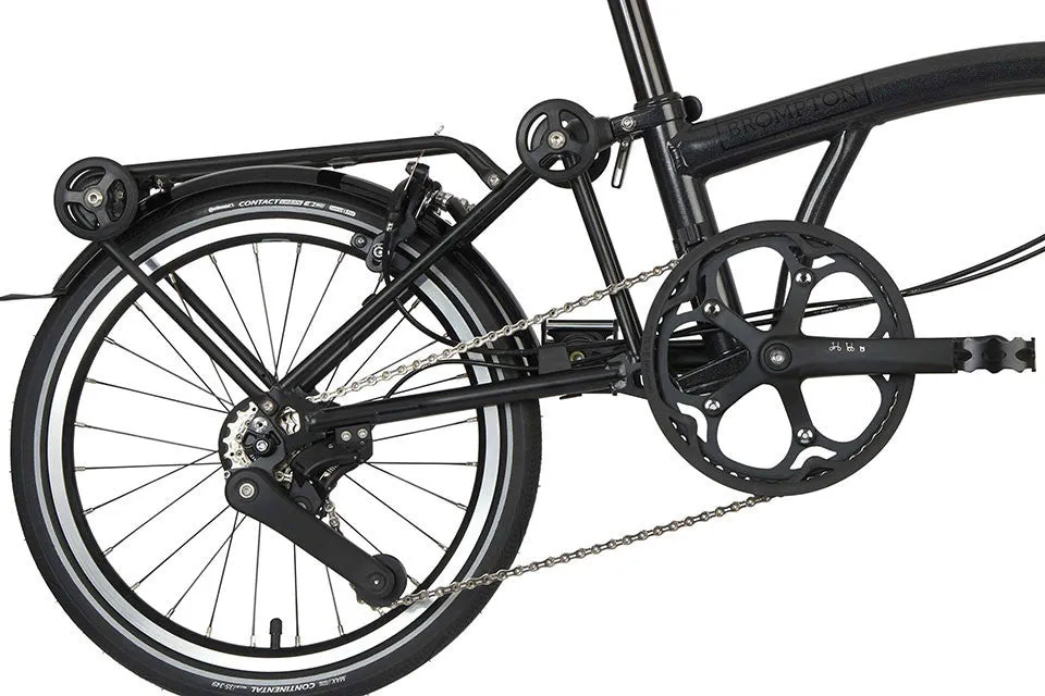 Brompton P Line - 4-Speed - Mid Handlebar - Roller Frame
