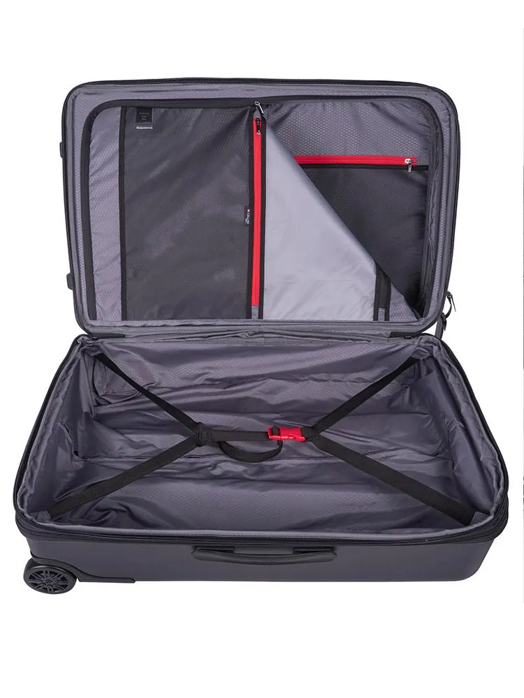 Cellini Pro X Medium Trolley Pullman with Oversized Fastline Wheels | Black