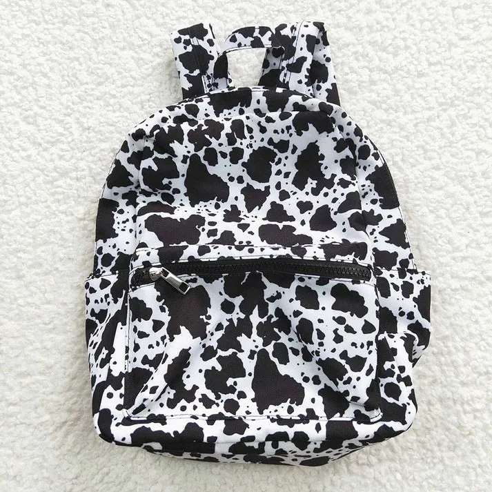 cow print backpack