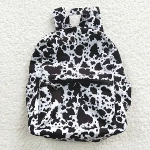 cow print backpack