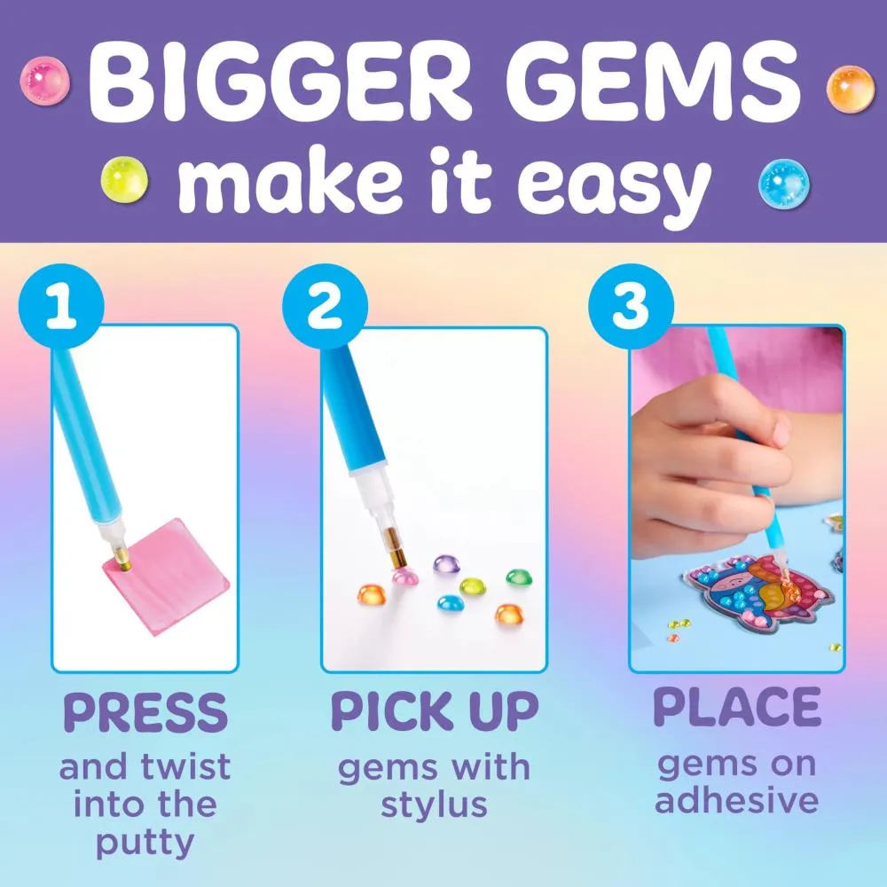 Creativity for Kids Bubble Gems Backpack Keychains