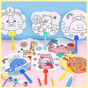 DIY Colouring Fan