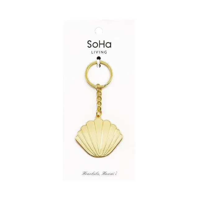 Fanshell Enamel Keychain
