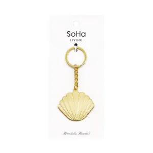 Fanshell Enamel Keychain