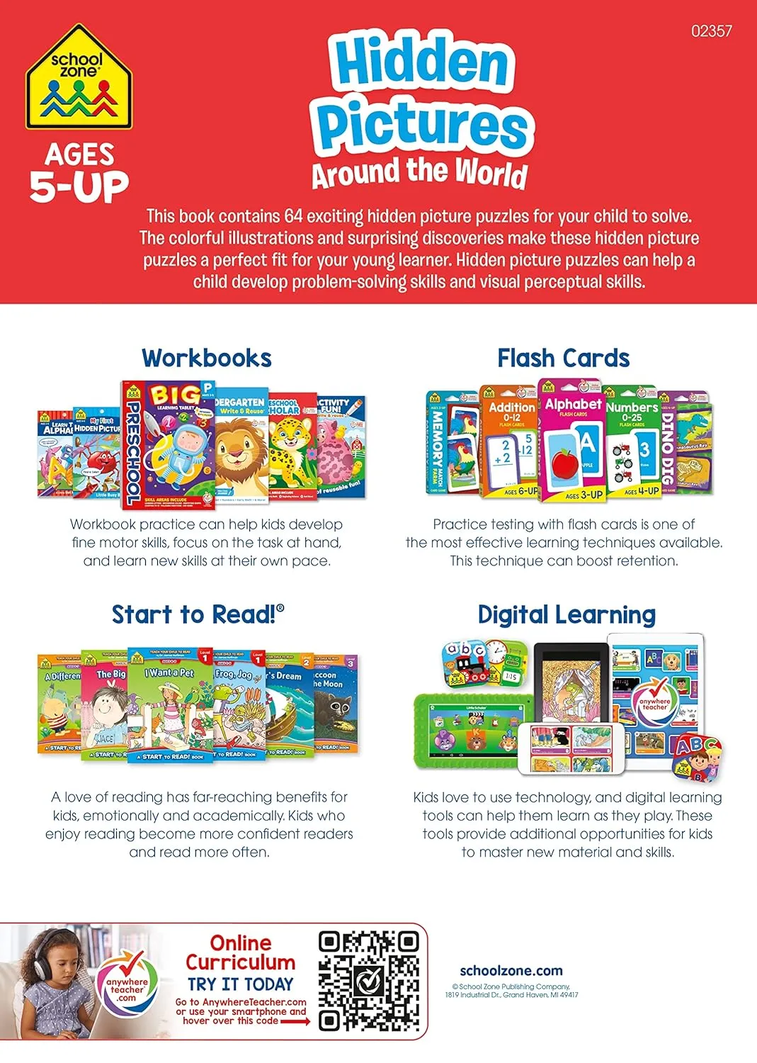 Hidden Pictures Around the World Workbook - Ages 5 , Hidden Objects, Hidden Picture Puzzles, Geography, Global Awareness, and More