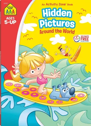 Hidden Pictures Around the World Workbook - Ages 5 , Hidden Objects, Hidden Picture Puzzles, Geography, Global Awareness, and More