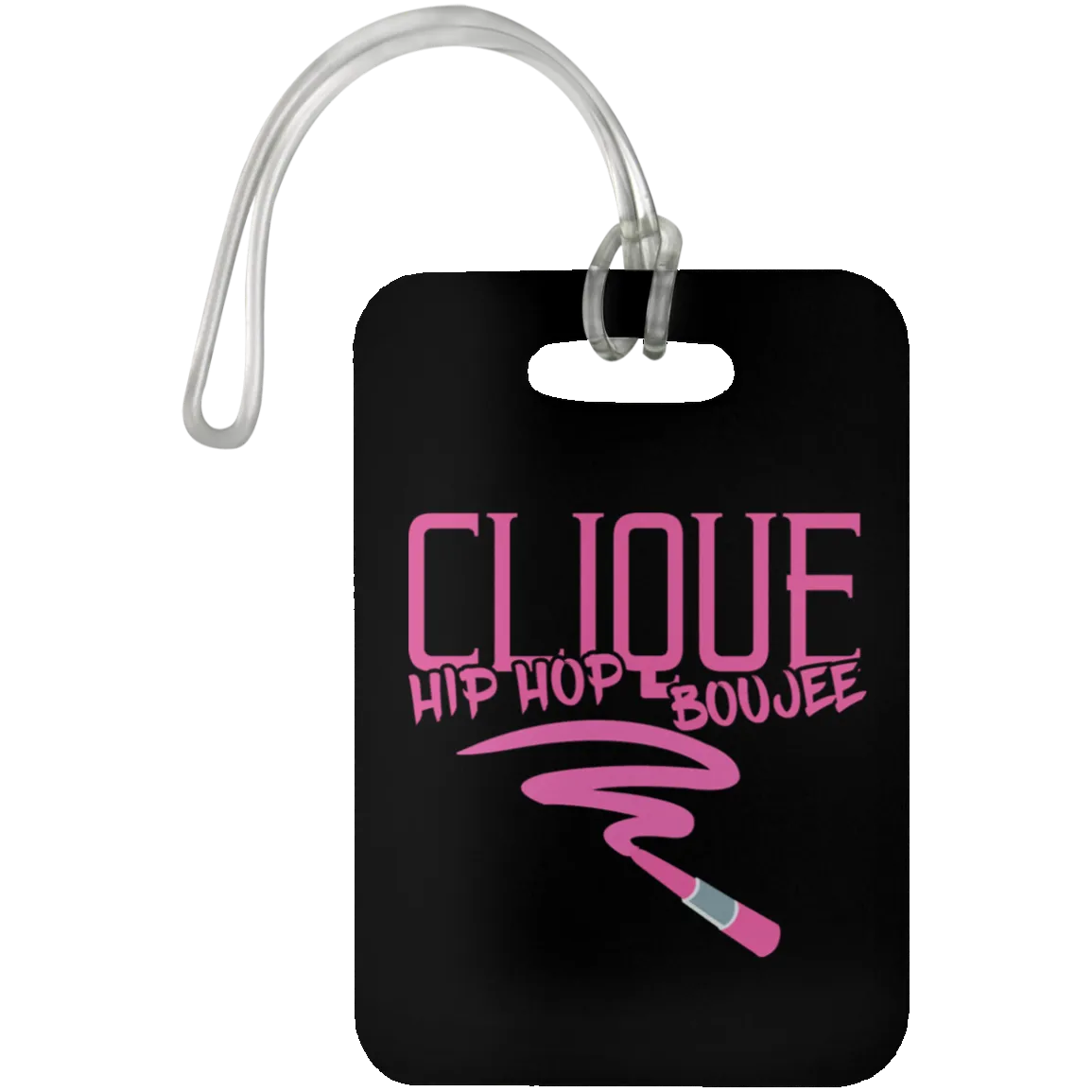 Hip Hop & Boujee's 'Lipstick Retro' Luggage Bag Tag
