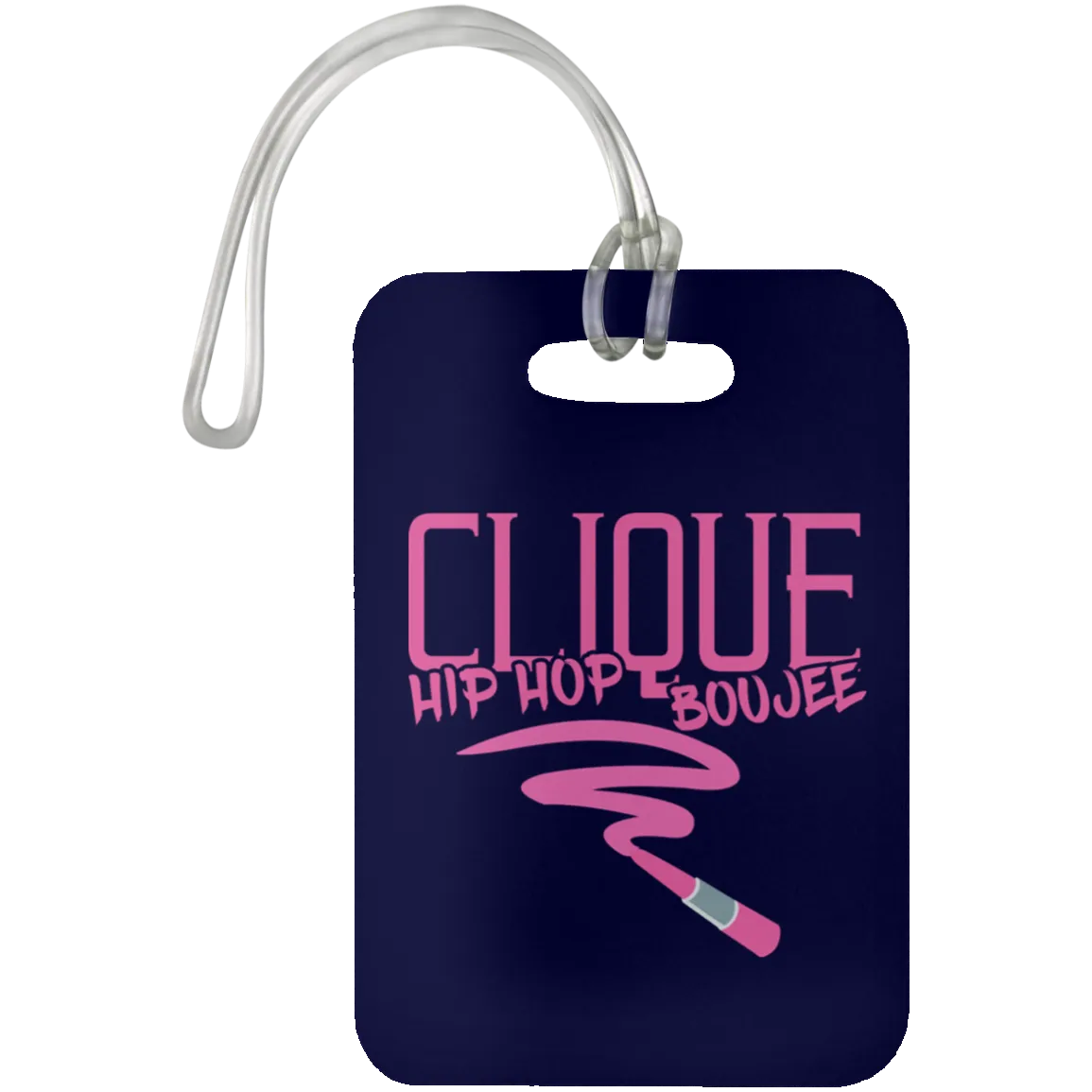 Hip Hop & Boujee's 'Lipstick Retro' Luggage Bag Tag