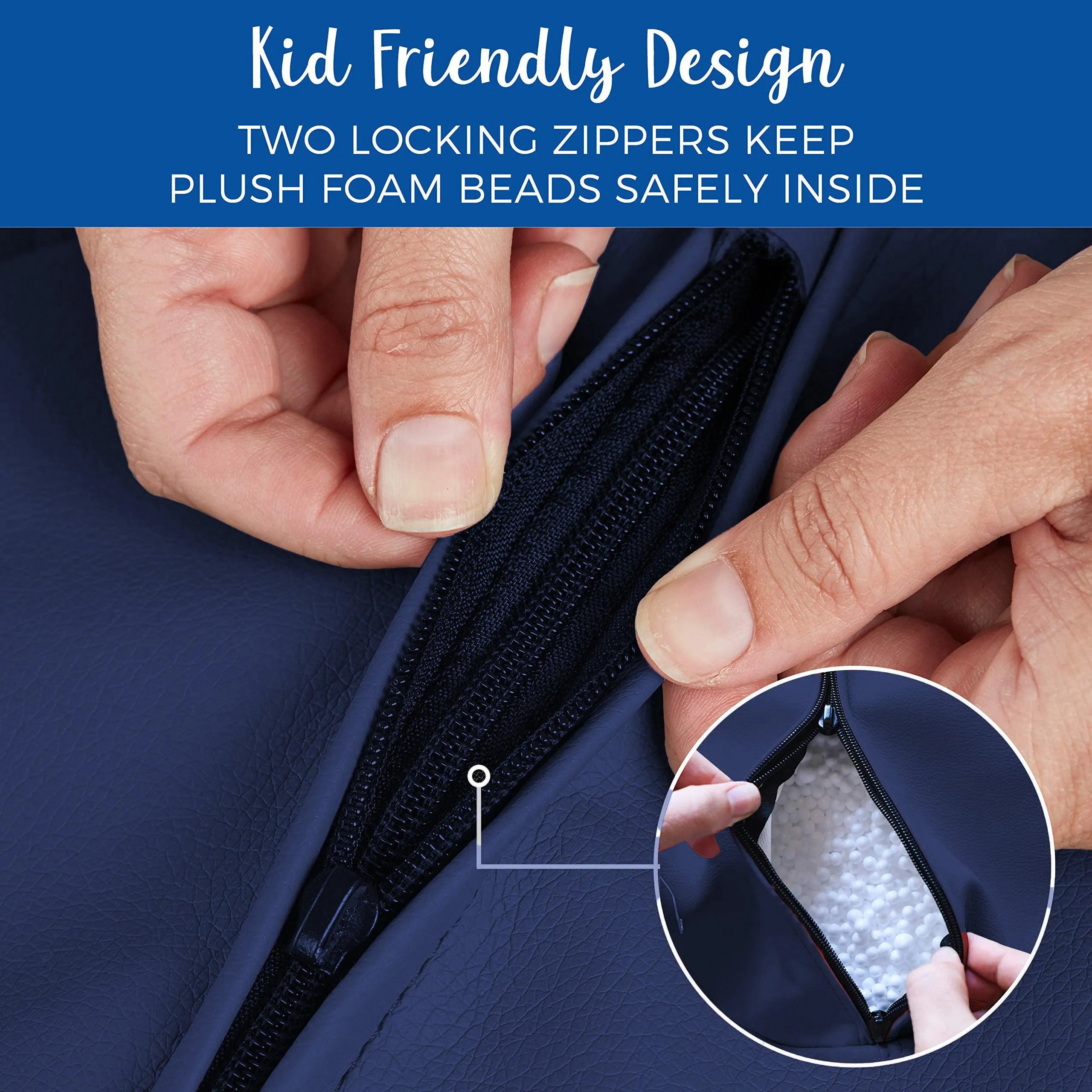 Kids Combo Offer | Kids Bathrobe and Bean Bag - Blue