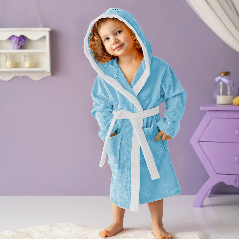 Kids Combo Offer | Kids Bathrobe and Bean Bag - Blue