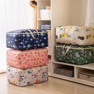 Large Capacity Moving And Storage Cotton Quilt Bags