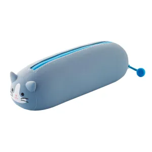 Lihit Lab Punilabo Pen Pouch - Grey Cat