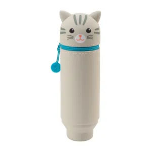 Lihit Lab Punilabo Stand Up Pen Case - American Shorthair Cat