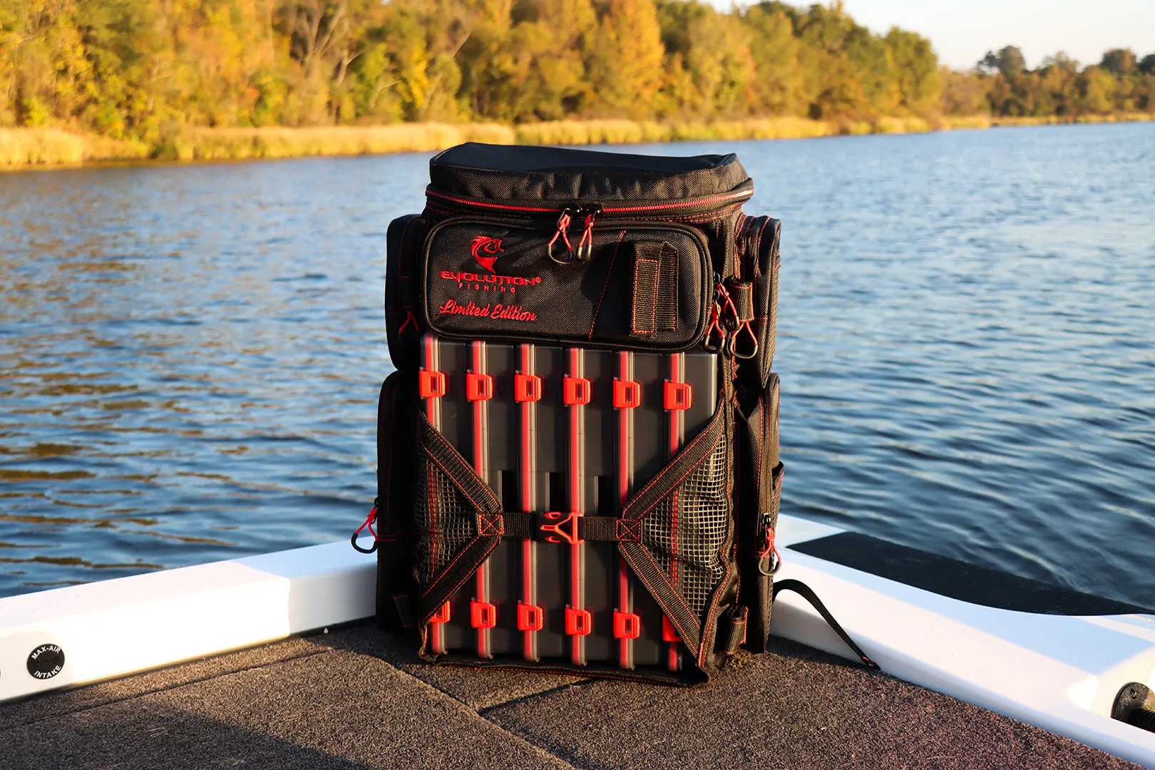 Limited Edition - RED Drift Series 3700 Tackle Backpack with Drift Hat