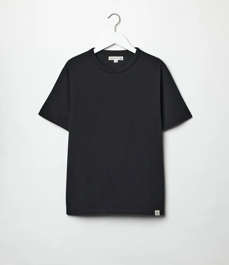 Merz b. Schwanen Organic Cotton T-shirt - Deep Black