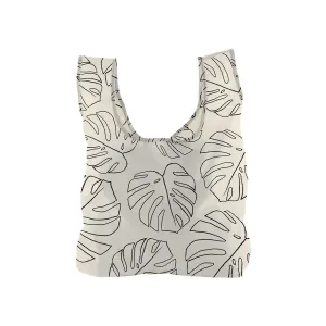 Monstera Outline Eco Tote Bag