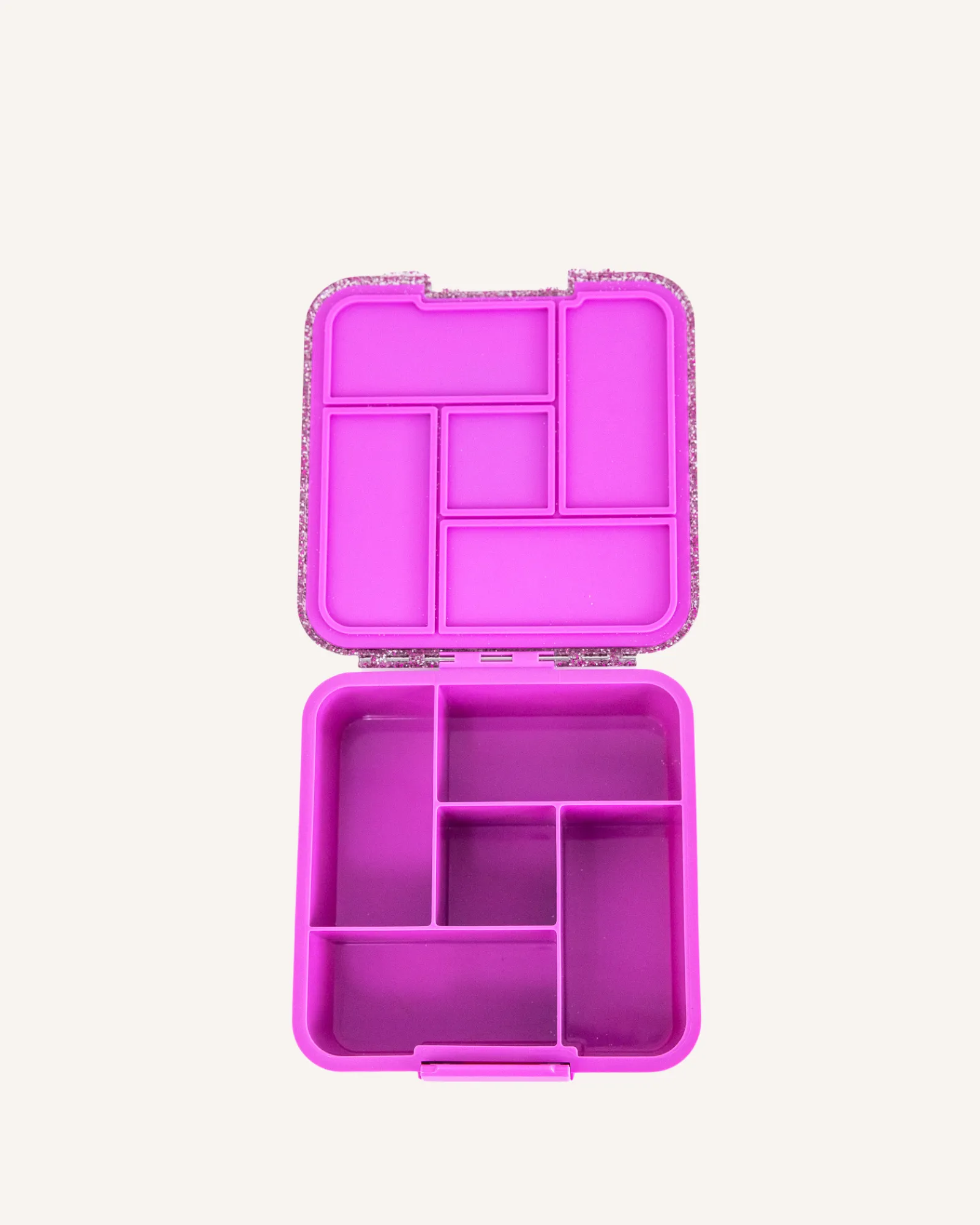 MontiiCo Bento Five Lunch Box - Magenta Glitter