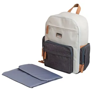 Moon Rocco Diaper Backpack (Grey Melange)