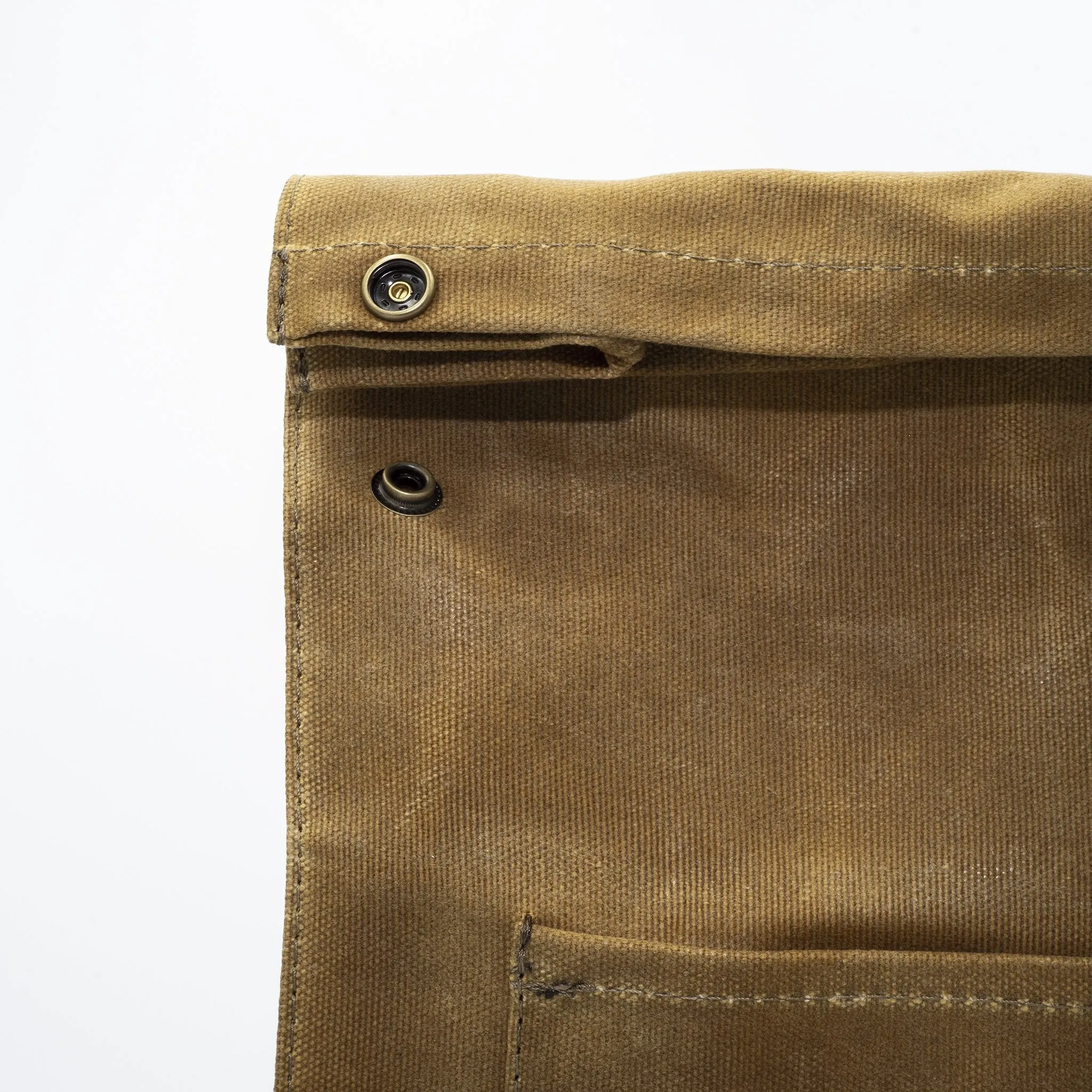 Mr Mullan's Canvas & Leather Wash Bag - Beige