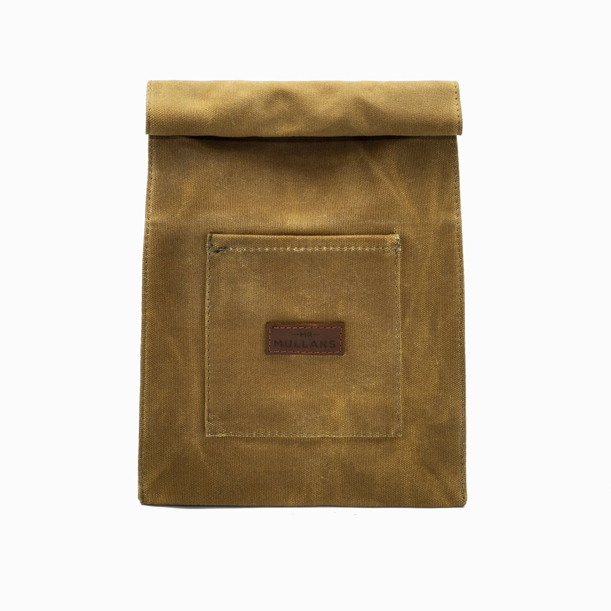 Mr Mullan's Canvas & Leather Wash Bag - Beige