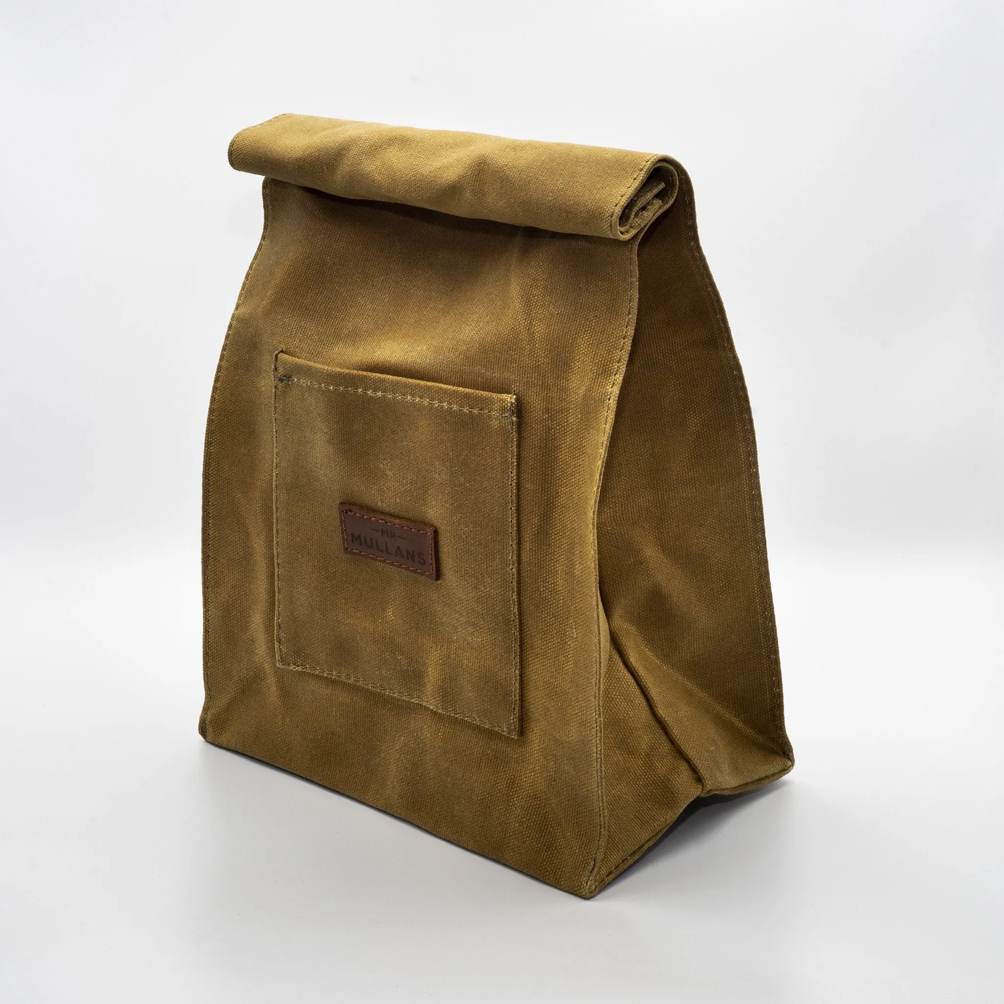 Mr Mullan's Canvas & Leather Wash Bag - Beige