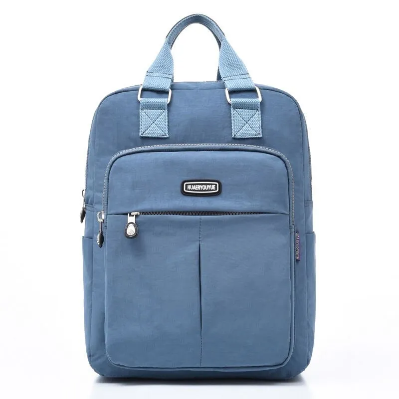 Multifunction Nylon Anti Theft Waterproof Women's Backpack