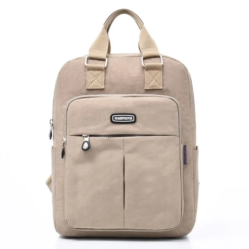 Multifunction Nylon Anti Theft Waterproof Women's Backpack