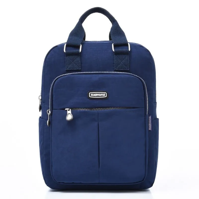 Multifunction Nylon Anti Theft Waterproof Women's Backpack