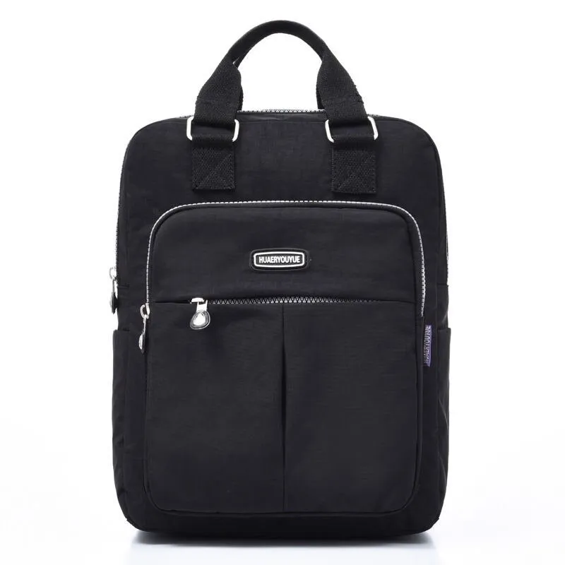 Multifunction Nylon Anti Theft Waterproof Women's Backpack