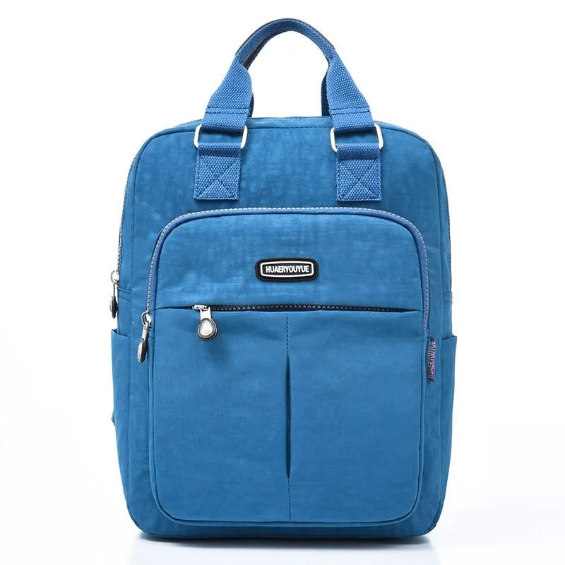 Multifunction Nylon Anti Theft Waterproof Women's Backpack