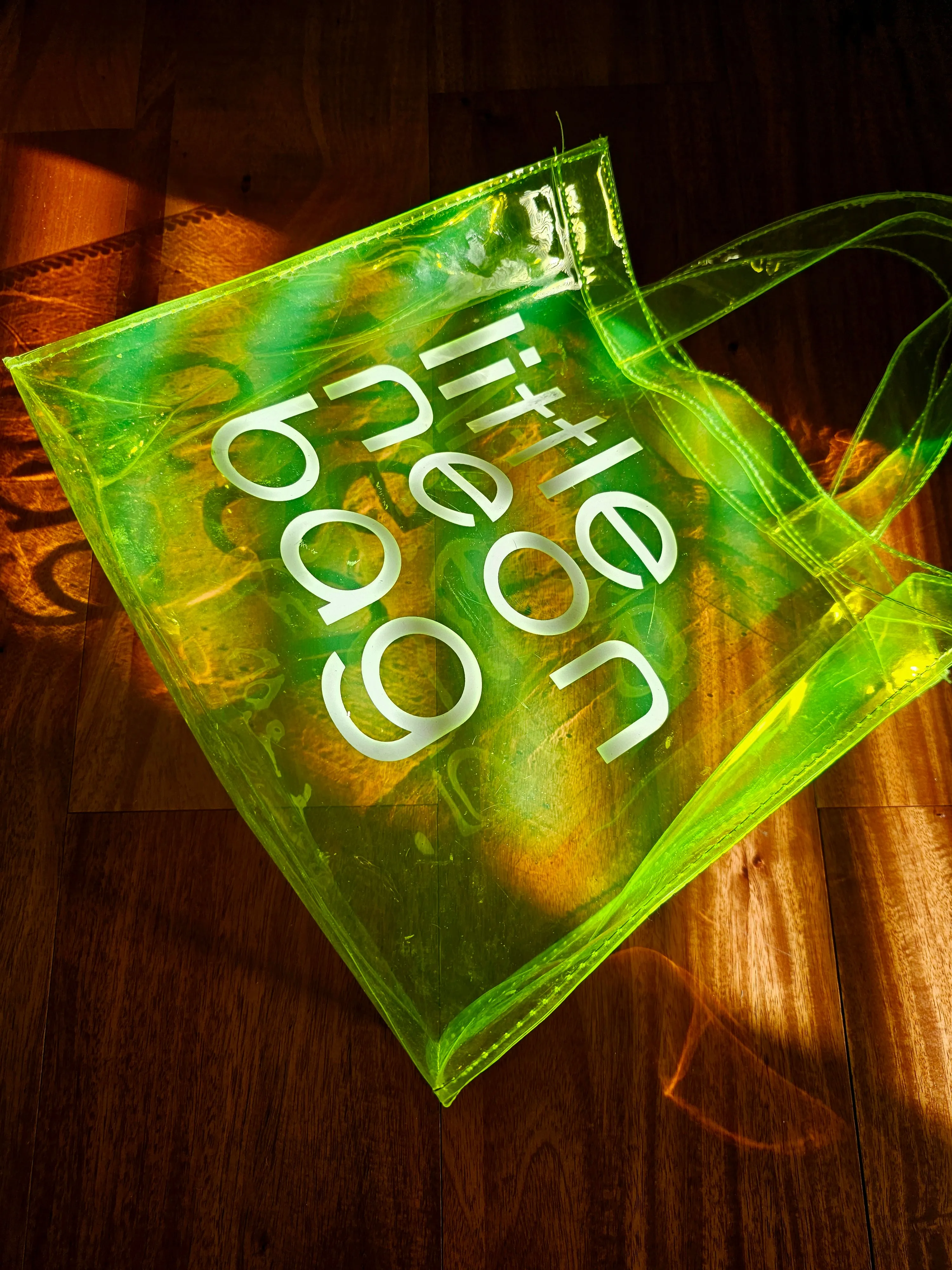 Neon mini beach bags