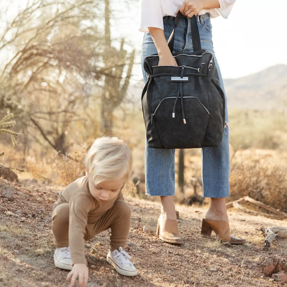 Petunia Pickle Bottom Cinch Convertible Diaper Bag Backpack - Midnight Matte