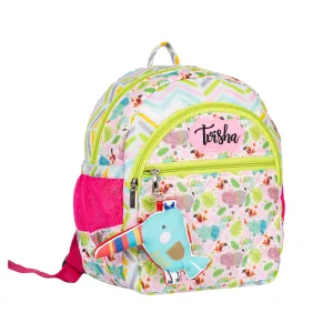 School Bag - Pink Hippo